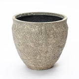 Round Planter Pot, Rustic Flower Pot with Drainage Hole 12.4'' Dia