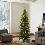 Green Cone Christmas Tree with Twinkle Modes & Lights, 6FT