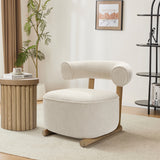 Rio upholstered cream accent chair