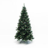 Pre-Lit Green Pine Christmas Tree with Stand,7.5Ft