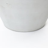 Cement Antique White Vase, 15.8'' H