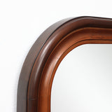 Arched Mirrors for Wall, Vintage Farmhouse Decorative Mirror with Pine Wood Frame, 43''