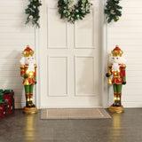 Christmas Bugling Soldier Nutcracker Decor with Lights, 3ft