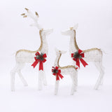 Christmas Lighted LED Deer Family Holiday Yard Decoration - Set of 3