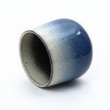 Glazed Blue Round Ceramic Planter Pot with Drainage, 11.6'' Dia