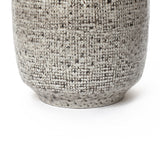 Stone Speckle Textured Ceramic Planter Pot, Gray 15.75"