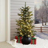 Pre-Lit Green Artificial Pine Christmas Tree ,4ft