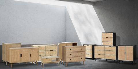 Luxenhome rattan storage furniture series, Azhar & Zahra