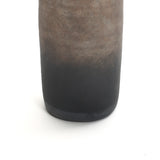 Brown Ombre Terracotta Vase – 18.7″ Narrow Rustic Decorative Accent