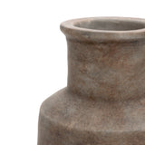 Brown Ombre Tall Terracotta Vase, 14.8" h