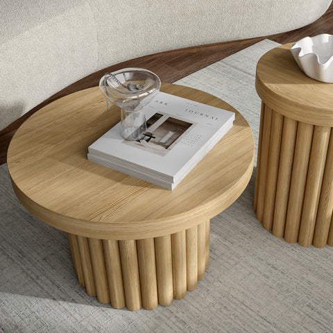 Maddison fluted coffee table