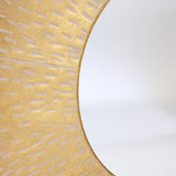 Gold Metal Round Wall Mirror Set of 3