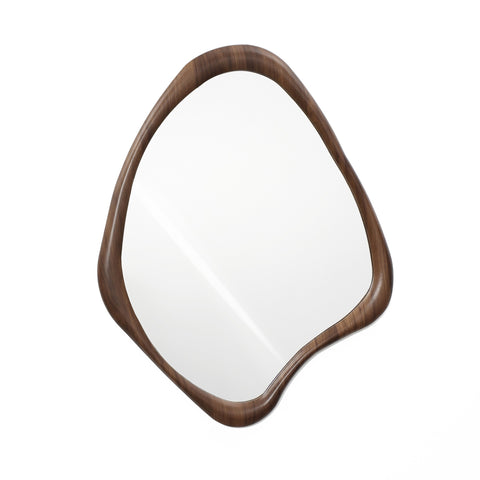 Lawrence wood frame wall mirror