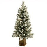 4ft-pre-lit-artificial-flocked-fir-christmas-tree-with-square-planter