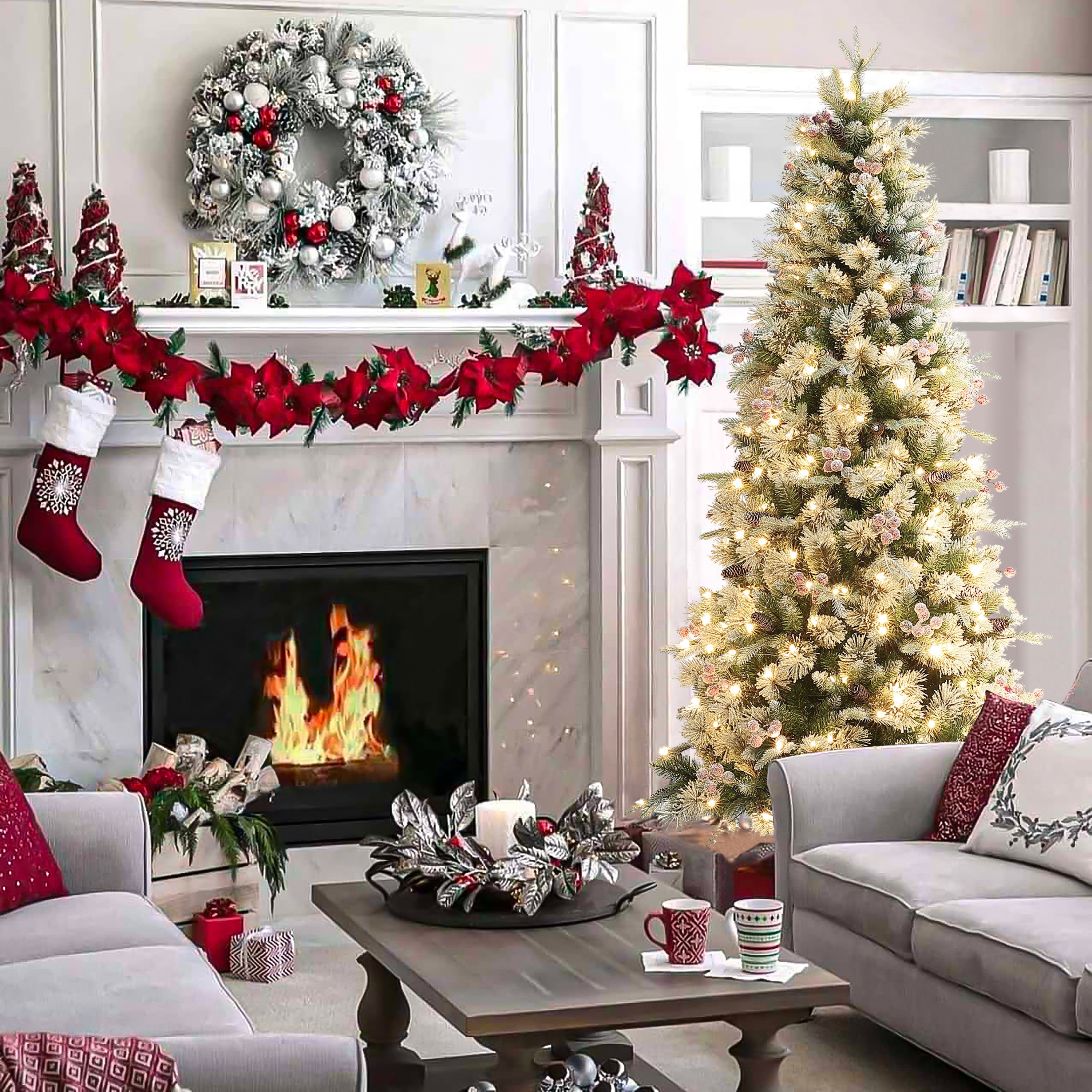 classic-christmas-tree-is-perfect-for-display-beside-the-sofa