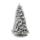 Pre-Lit Full Pine Christmas Tree with Pinecone,7Ft