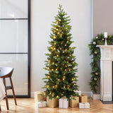 Green Cone Christmas Tree with Twinkle Modes & Lights, 6FT