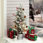 artificial-flocked-pine-christmas-tree-for-outdoor-use-and-gift-decoration