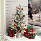 artificial-flocked-pine-christmas-tree-for-outdoor-use-and-gift-decoration