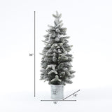 3ft-small-christmas-tree-with-lights-made-of-high-quality-pvc-and-pe-branches-and-vivid-flocked-like-snow