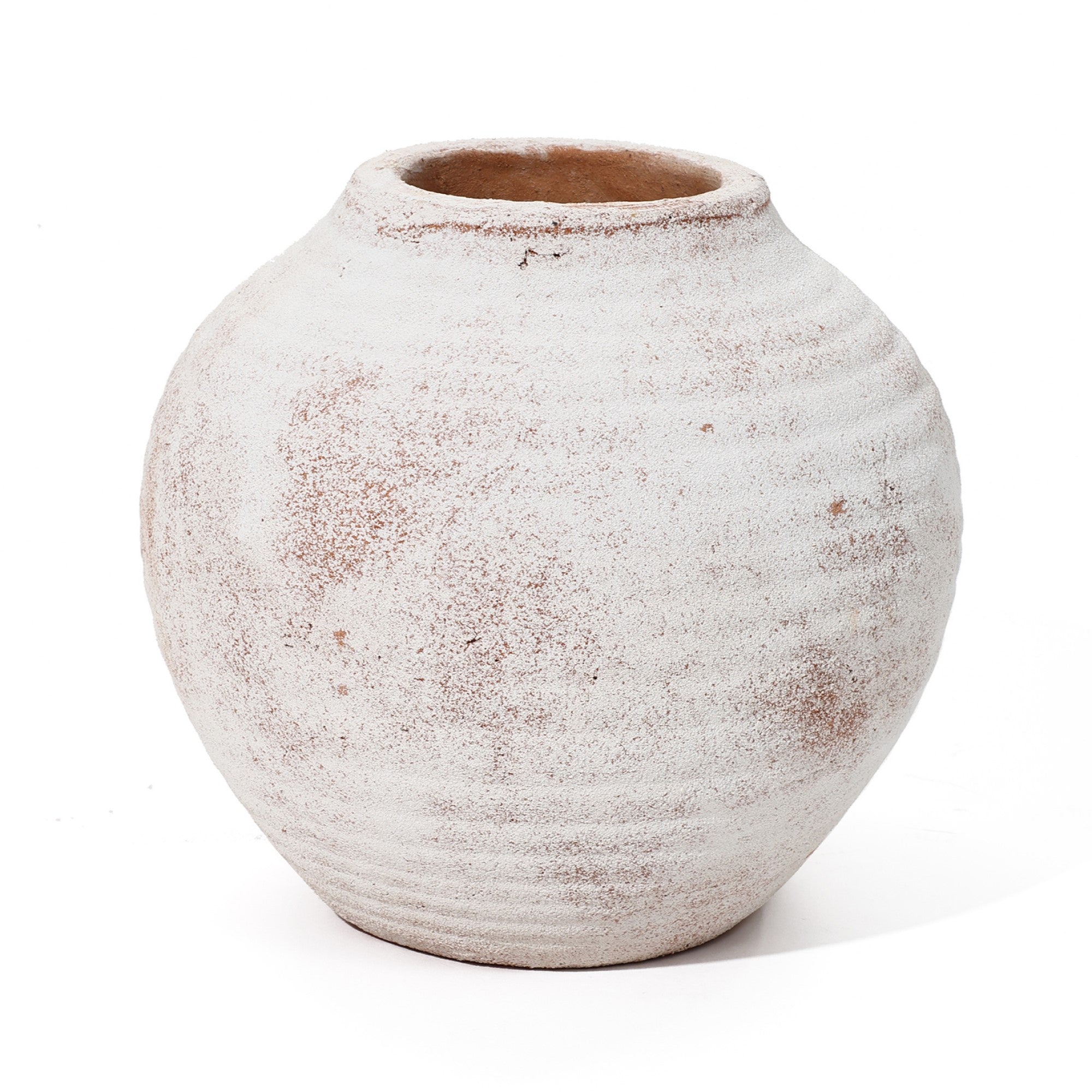 Vintage Terracotta Vase – Aged Matte Finish Decorative Accent