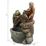 frog-fountain-a-small-frog-is-sitting-on-rock-and-a-larger-frog-is-climbing-up-a-tree 