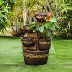 water-fountain-with-plants