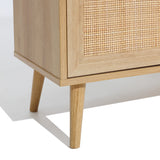 Zahra 3-door rattan sideboard cabinet