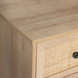 Zahra 3-drawer rattan chest