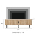 dimensions for luxenhome aria 62.6 inch wide tv stand, fit for tv up to 65 inch