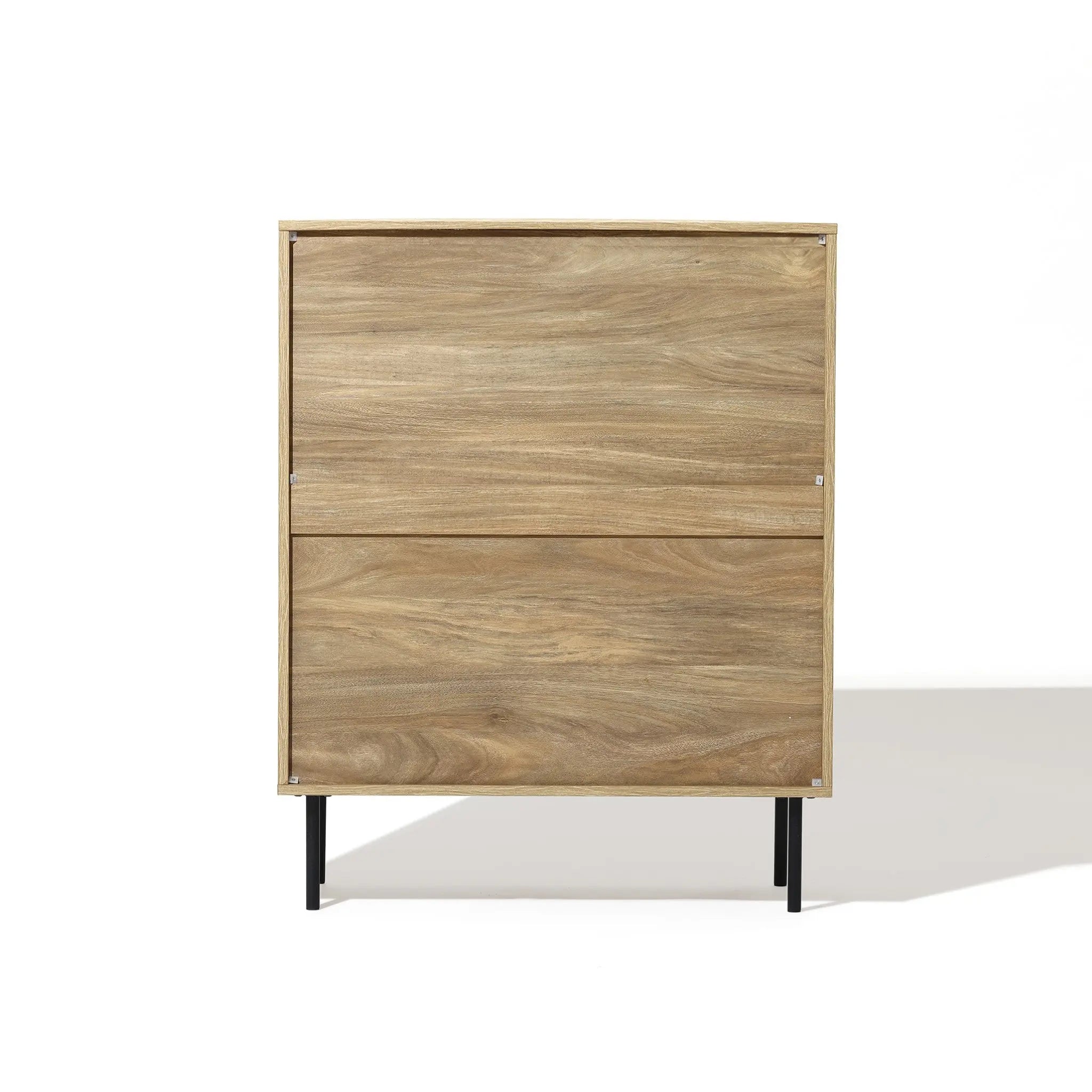 Luxenhome Mid-Century Modern Wave 4-Drawer 31.5-Inch Wide Accent Chest Luxenhome Mid-Century Modern Wave 4-Drawer 31.5-Inch Wide Accent Chest