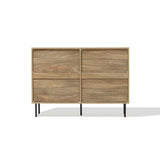 Casper mid-century modern 6-drawer dresser with metal legs