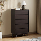 Modi Wenge Wood Storage Chest with Faux Marble Top, 46"