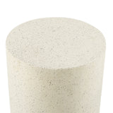 round-off-white-with-gray-speckles-pillar-design