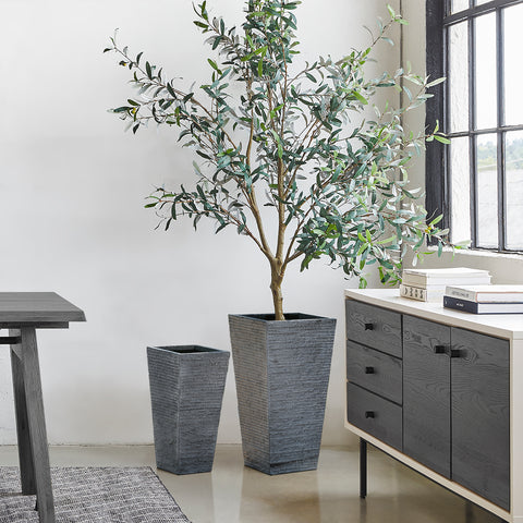 Urbano indoor/outdoor planter, tall, set of 2