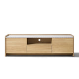 Mid-Century Modern Wood TV Console Tables,Oak 62.5''