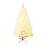 Pre-Lit White Fiber Optic Christmas Tree,5Ft