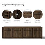 Walnut TV Stand for TVs up to 75''