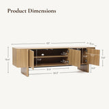 Modern TV Stand with Storage for TVs up to 70''