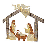 Christmas Lights Angel Holiday Yard Decoration,57.1''