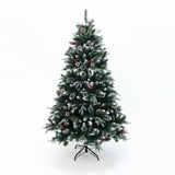 Pre-Lit Green Frosted-Tip Christmas Tree , 6.1ft
