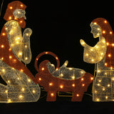 Christmas Lights Angel Holiday Yard Decoration,57.1''