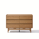 Modern Wood Storage Horizontal Dresser with 2-Drawers,Oak
