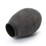 Oval Antique Brown Vase, 15.8'' H