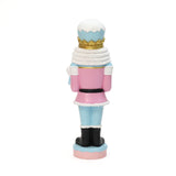 Christmas Pink Nutcracker Soldier Decor with Cake Lights, 3ft