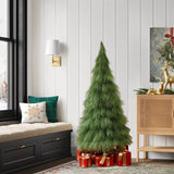 Green Artificial Pampas Grass Tree,5ft