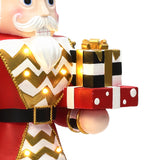 Christmas Nutcracker Soldier Decor Red with Lights, 2ft