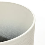 white-ceramic-planter-with-a-grey-speckled-glaze