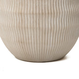 Beige Large Pot for Plants with Drainage Hole, 17.7'' Dia