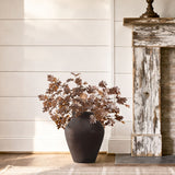 Dark Brown Rustic Vase, 15.8'' H